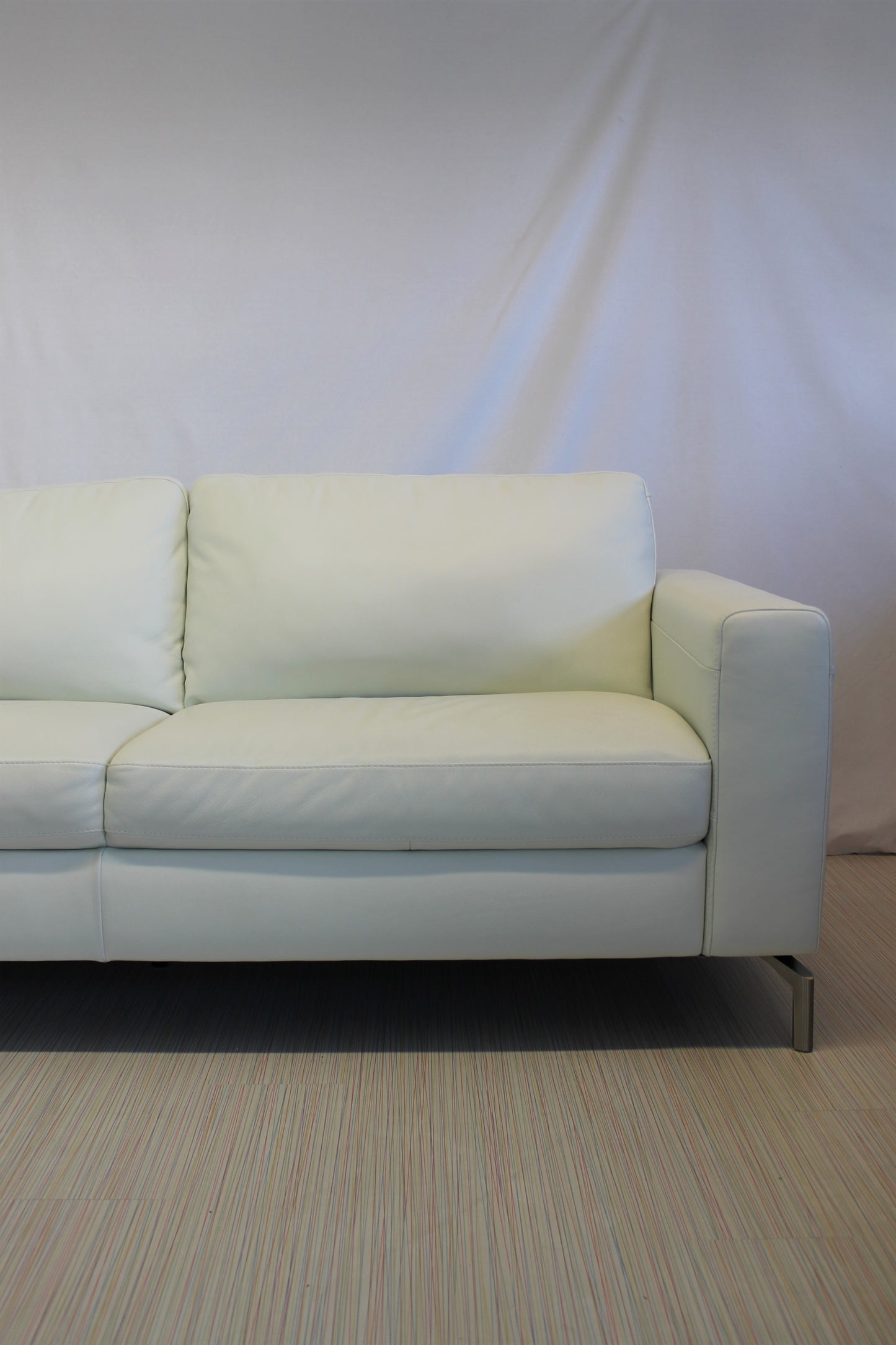 Natuzzi Editions Sollievo nahkasohva, valkoinen