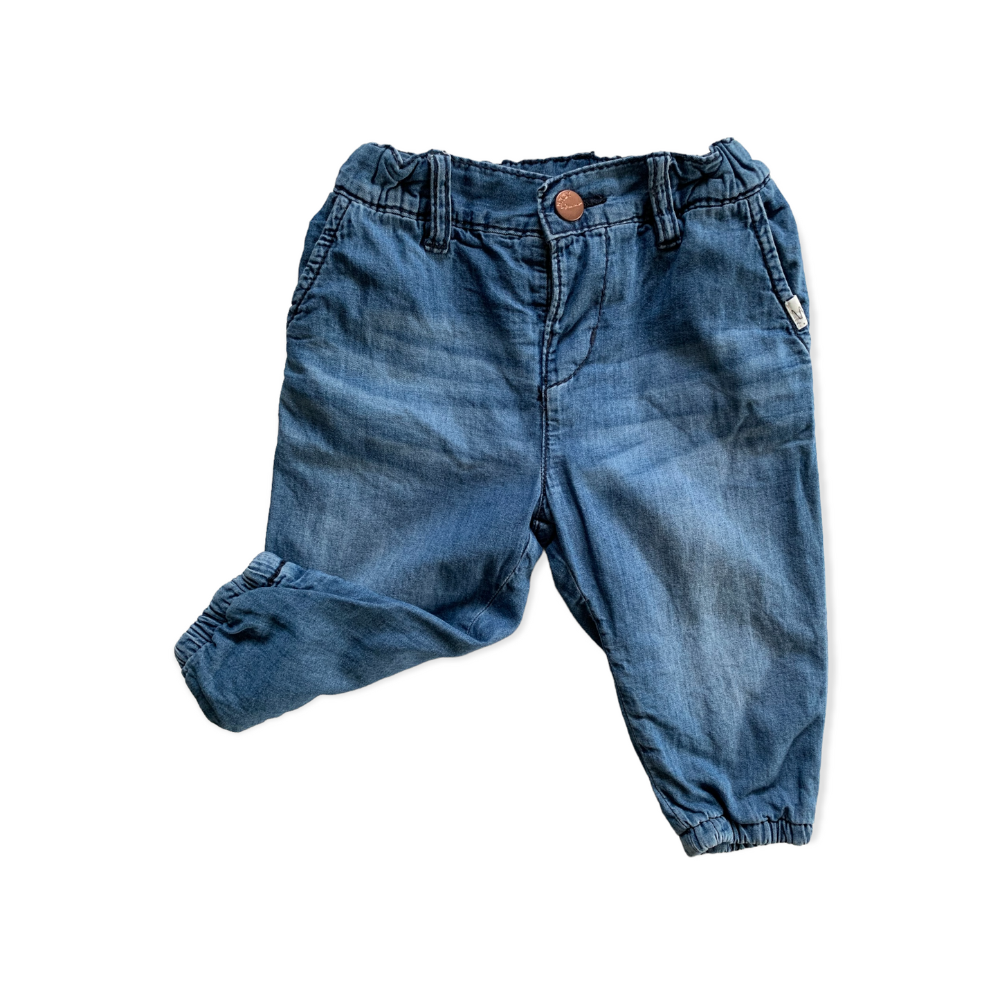 Lindex Baby farkkuhousut, koko 68