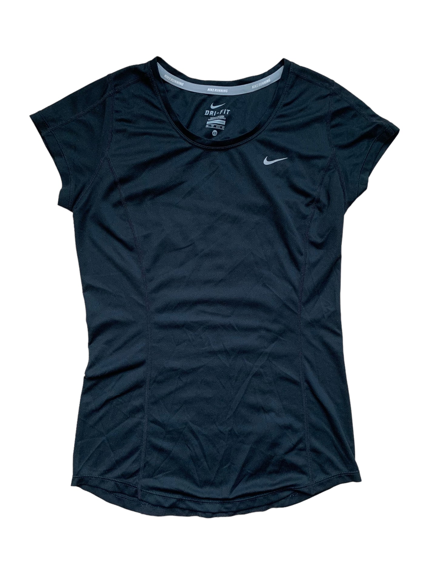 Nike Dri-Fit lyhythihainen juoksupaita, koko XS